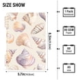 thumbnail image 2 of FORMRS 1-Subject Spiral Notebook 8" x 5" College Ruled 60 Refillable Sheet A5 Hard Cover, 2 Pack, Orange Watercolor Seashells, 2 of 7
