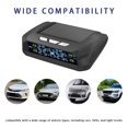 thumbnail image 2 of Tire Pressure Monitoring System, TPMS Sensors Set Of 4, Tire Pressure Gauge With Solar And USB Charger, With Color LCD Screen Real-time Display For Car RV SUV-black, 2 of 6
