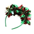 thumbnail image 4 of Unique Bargains Christmas Ball Shape Headband 4.72" Diameter Green 1 Pc, 4 of 6