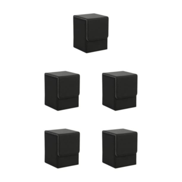 Riwesomey Caja premium para tarjetas comerciales, compacta y portátil, para una protección eficaz, elegante y moderna, color negro Type2 NO2