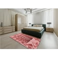 thumbnail image 5 of Ahgly Company Machine Washable Indoor Rectangle Transitional Red Area Rugs, 2' x 5', 5 of 7