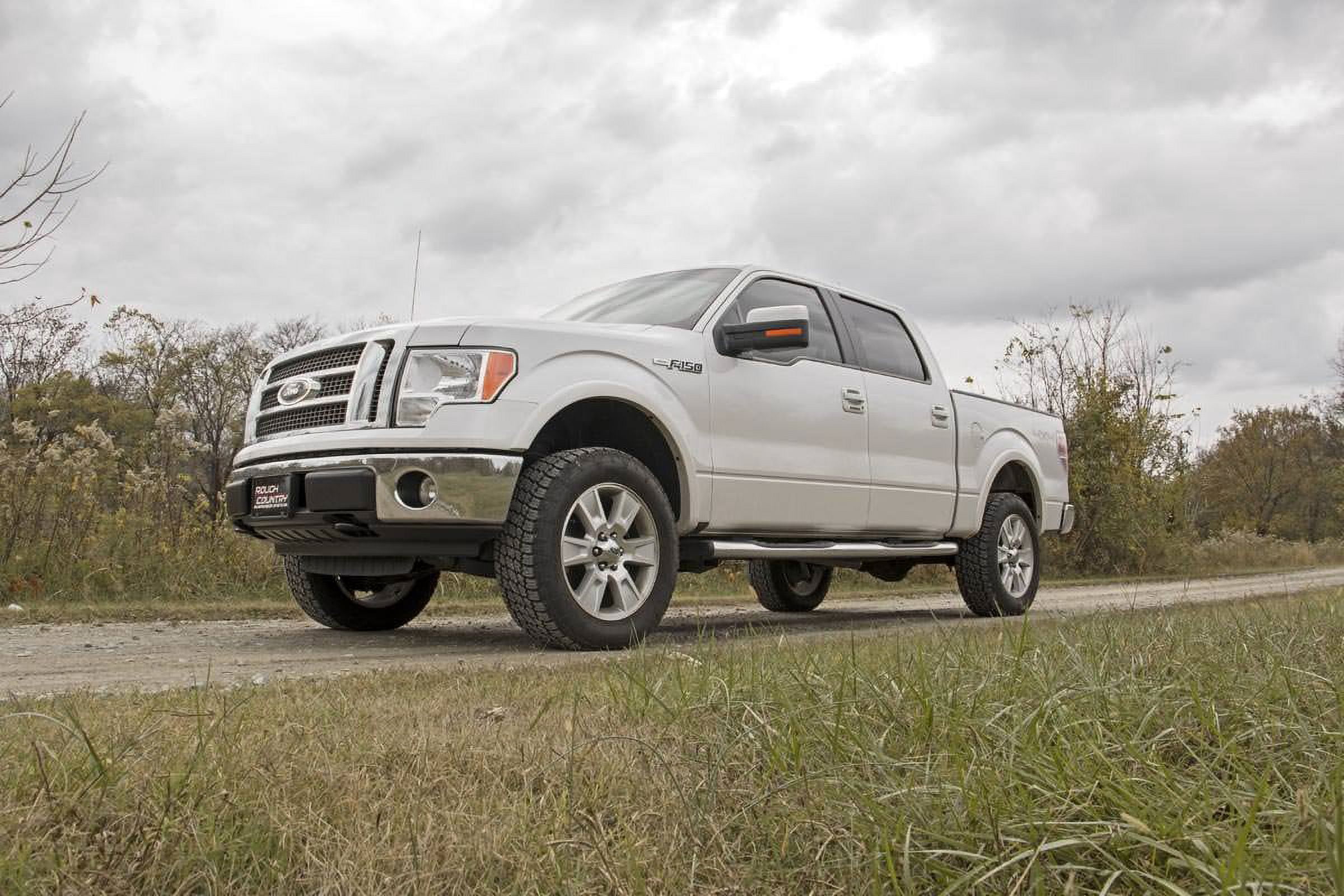 Rough Country 2" Leveling Kit (fits) 2009-2013 F150 | Red Billet Aluminum | Suspension System | 568RED