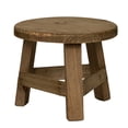 thumbnail image 2 of Repeated Development, Merged Into 210406QY01 Courtyard Round Bench High Stool Balcony Succulent Orchid Flower Stand Storage Flower Pot Rack, Natural Round High Stool Material:, 2 of 8