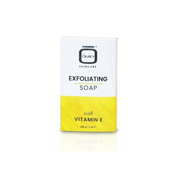Omic Gentle Exfoliating Hydrating Bar Soap - 7 oz / 200 g for All Skin Types