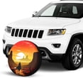 thumbnail image 2 of KAKALAD Wild West American Desert Cowboy On Horse 03 Spare Tire Cover Universal Vehicle Accessories Buckle Car Tools 17”in, 2 of 6