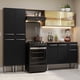 thumbnail image 2 of Cocina Integral 229cm Marrón/Negro Emilly Madesa 06, 2 of 5