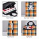 thumbnail image 3 of Disketp Warm Orange Plaid Mochila Ligera e Impermeable, Mochila de Día Resistente para Viajes, Senderismo y Uso Diario para Hombre y Mujer, 3 of 7