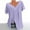 Purple, variant on Njoeus Oversized Tshirts for Women Business Casual Tops for Women Women Plus Size Short Sleeves V-Neck Boho Print Shirt Pullover Tops Short Sleeve Blouses S-5Xl Hawaiian Shirts for Women Summer Saving