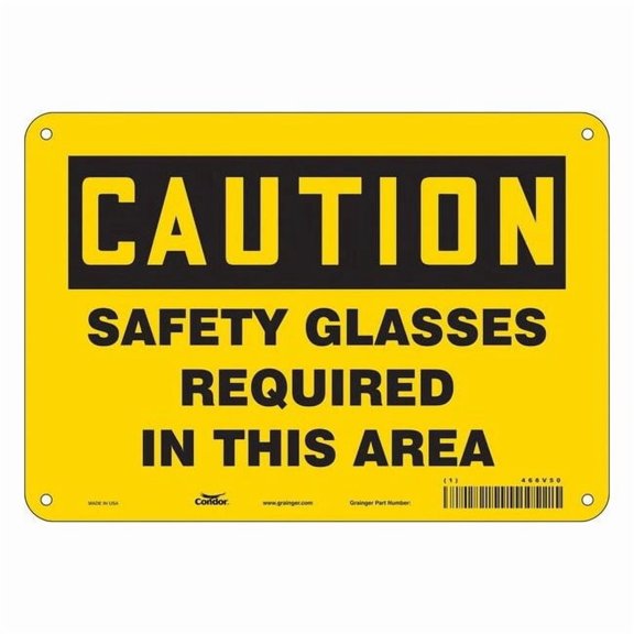 Condor Safety Sign,7 in x 10 in,Aluminum 466V50