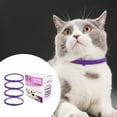 thumbnail image 2 of Calming Collar for Cats - 4 Pack, Cat Calming Collar, Adjustable Cat Pheromone Collars for Anxiety & Stress Relief, Efficient and Comfort (Purple), 2 of 5