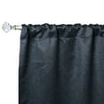 thumbnail image 6 of Superior Wave Blackout Rod Pocket Curtains Panel Set, Navy Blue, 26" x 84", 6 of 7