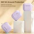 thumbnail image 2 of Comvin For AirPods 4 Case Cover 2024 for Women Men, Leopard, Silicone, Purple, 2 of 7