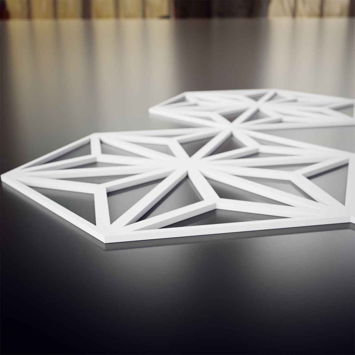 Large Hampton Decorative Fretwork Wall Panels in Architectural Grade PVC