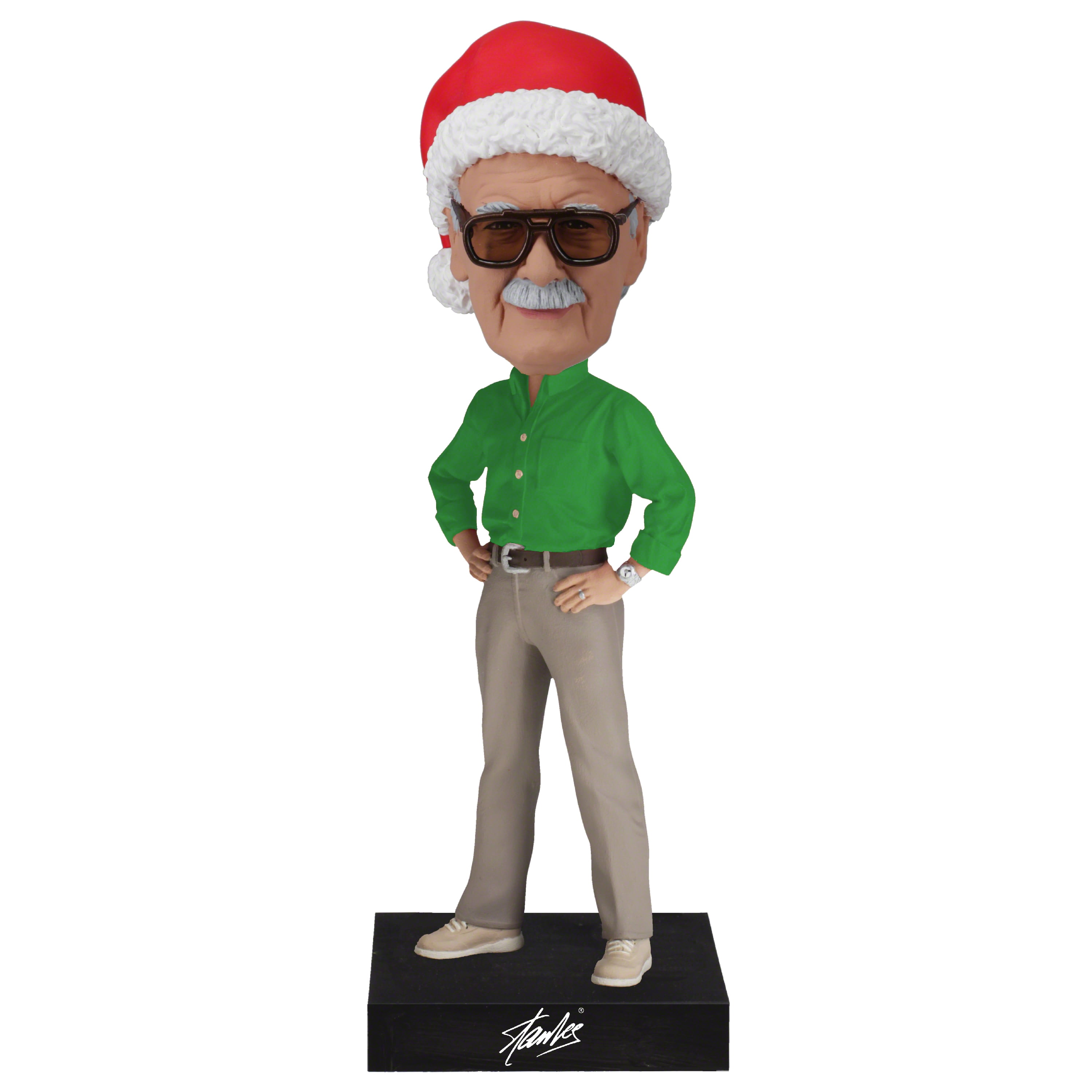 Stan Lee Santa Bobblehead Royal Bobbles 8” Collectible Bobbleheads