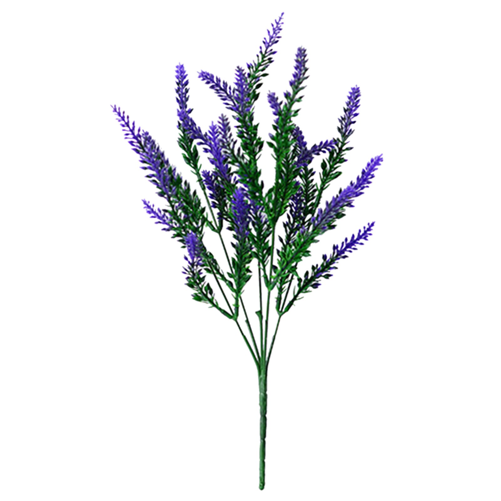 Hxroolrp 1Bundle Fake Flowers Artificial Lavender Faux Plastic Purple Flowers For Home
