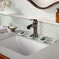 thumbnail image 3 of Sink Faucet Absorbing Mat, 2 Pack Drying Mat Around Faucet Sink Splash Guard Behind Faucet Sinkmat For Kitchen Bathroom Island Rv 15 * 5.5 Inch (60 * 14 cm), 3 of 6