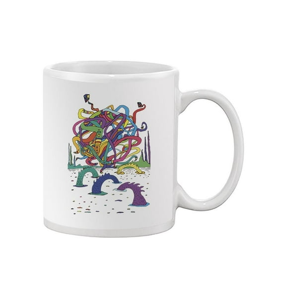 Multicolored Creature  Mug  -Image by Shutterstock,