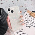 thumbnail image 4 of Compatible with iPhone 13 Case for Women Cute Slim Soft Silicone Gel Flexible Phone Case Girly Glitter Bling Protective Pink Marble Case for iPhone 13 6.1 INCH, 4 of 8