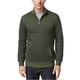 thumbnail image 1 of Sudadera con cremallera de 1/4 Club Room para hombre a rayas verde pequeña, 1 of 1