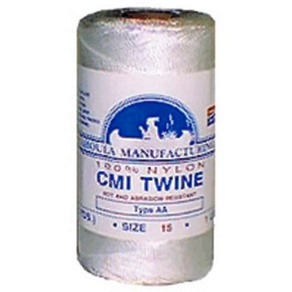 Catahoula 11396 AA White Sz 96 1Lb Spool Fishing Trap Line Nylon Seine Twine