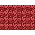 thumbnail image 1 of Ahgly Company Indoor Rectangle Patterned Tomato Sauce Red Area Rugs, 2' x 5', 1 of 1