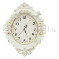 thumbnail image 4 of Vintage Decorative Wall Clock, Small Round White Wall Clock Battery Operated Silent French Country Decor Wall Clocks for Farmhouse, Kitchen, Bedroom, 4 of 20