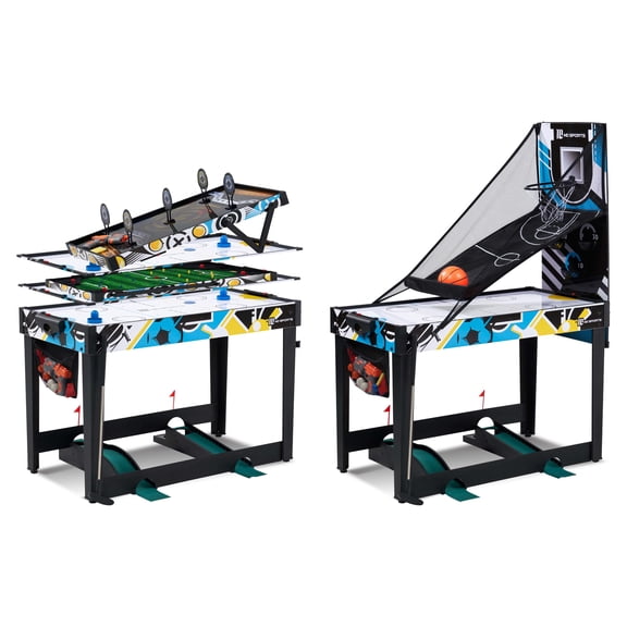 Medal Sports 4' Multi-Player 7-In-1 Combo Game Table