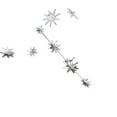 thumbnail image 3 of justharion 1 Set Star Decorations Household Interesting Beautiful Hanging Decoration Party Supply Decorating Prop Decor Props for Layout Silver, 3 of 5
