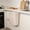55#Beige, variant on Hanging Trash Can, Kitchen Cabinet Door Garbage Bin with Lid, Under Sink Plastic Waste Basket for Bathroom, Space Saving Wall Mounted Trash Can for RV and Bedroom