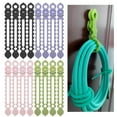 thumbnail image 1 of Computer Cable Management,Computer Cord Organizer,Cable Tie with Suction Cup, Reusable Cable Management Organizer,Multipurpose Elastic Cord Organizer for Fastening Cable Cords Wires, 1 of 3