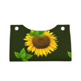 thumbnail image 2 of Xecao Sunflower3 Print Tissue Box Cover,Modern PVC Leather Square Tissue Box Holder for Creative Decorative, 2 of 7