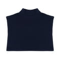 thumbnail image 2 of TiaoBug Womens Fake Collar Half Blouse Top Dickey Collar Neck Cover Turtleneck Warm Pullover Shirt Navy Blue One Size, 2 of 7