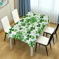 thumbnail image 7 of Lucky Clover Shamrocks Square Tablecloth, Rectangle Modern Table Linen Cloth Cover for Kitchen Dining Room Party Home Decor, 7 of 7