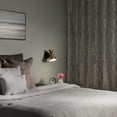 thumbnail image 2 of WAC Lighting Pin Up LED Adjustable Aluminum Task Light in Black/Aged Brass, 2 of 5