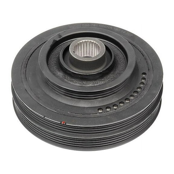 Engine Harmonic Balancer Crankshaft Pulley - Compatible with 1995 - 1997 Honda Accord 2.7L V6 1996