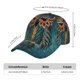 thumbnail image 2 of Balery Owl In Blue Gorra de béisbol de tamaño ajustable para correr, entrenar y actividades al aire libre. Gorra de papá para todas las estaciones., 2 of 6