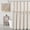 Bow Brown Stripe, variant on Psoiuetr Linen Shower Curtains for Bathroom Farmhouse Shower Curtain Rustic Country Button Fabric Pleated Brown Stripe 72" x 72"