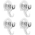 thumbnail image 2 of Transparent Reusable Vacuum Hooks Strong Suction Cup Hangers for Kitchen Bathroom, 2 of 8