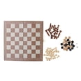 thumbnail image 3 of Juego de Ajedrez de Madera Plegable Sunnimix Juego de mesa tradicional Con Piezas Extra de Madera clara, 3 of 8