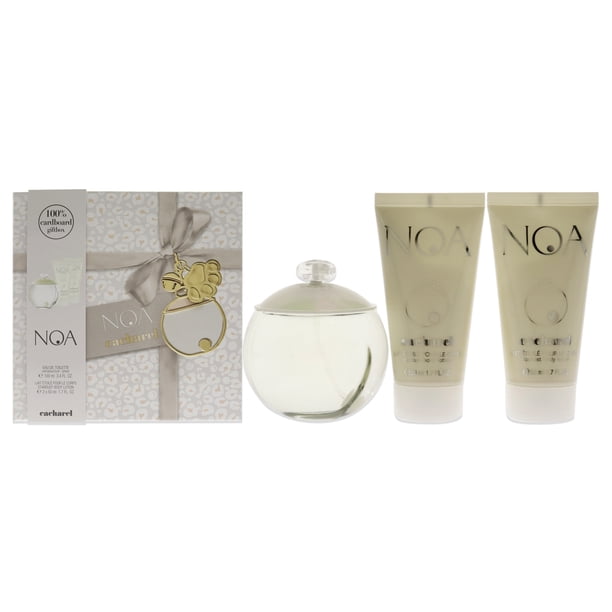 Cacharel 3.4oz EDT Spray, 2 x 1.7oz Loción Corporal Perfumada Stardust Noa 3 Pc Gift Set Cacharel 3.4oz EDT Spray, 2 x 1.7oz Loción Corporal Perfumada Stardust 3 Pc Gift Set
