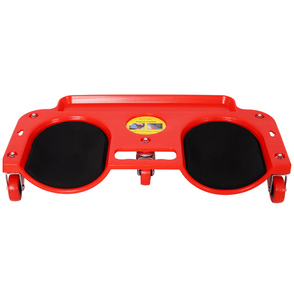 Knee Creeper with Tool Tray 360 Casters Durable Garage Workshop Red