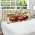 thumbnail image 4 of Vintage Apples Plush Pillowcase, Luxury Soft King Pillow Case for Hair and Skin, Standard Size Pillow Covers with Zipper Closure, 21x54in Home Decor Gifts, 4 of 7