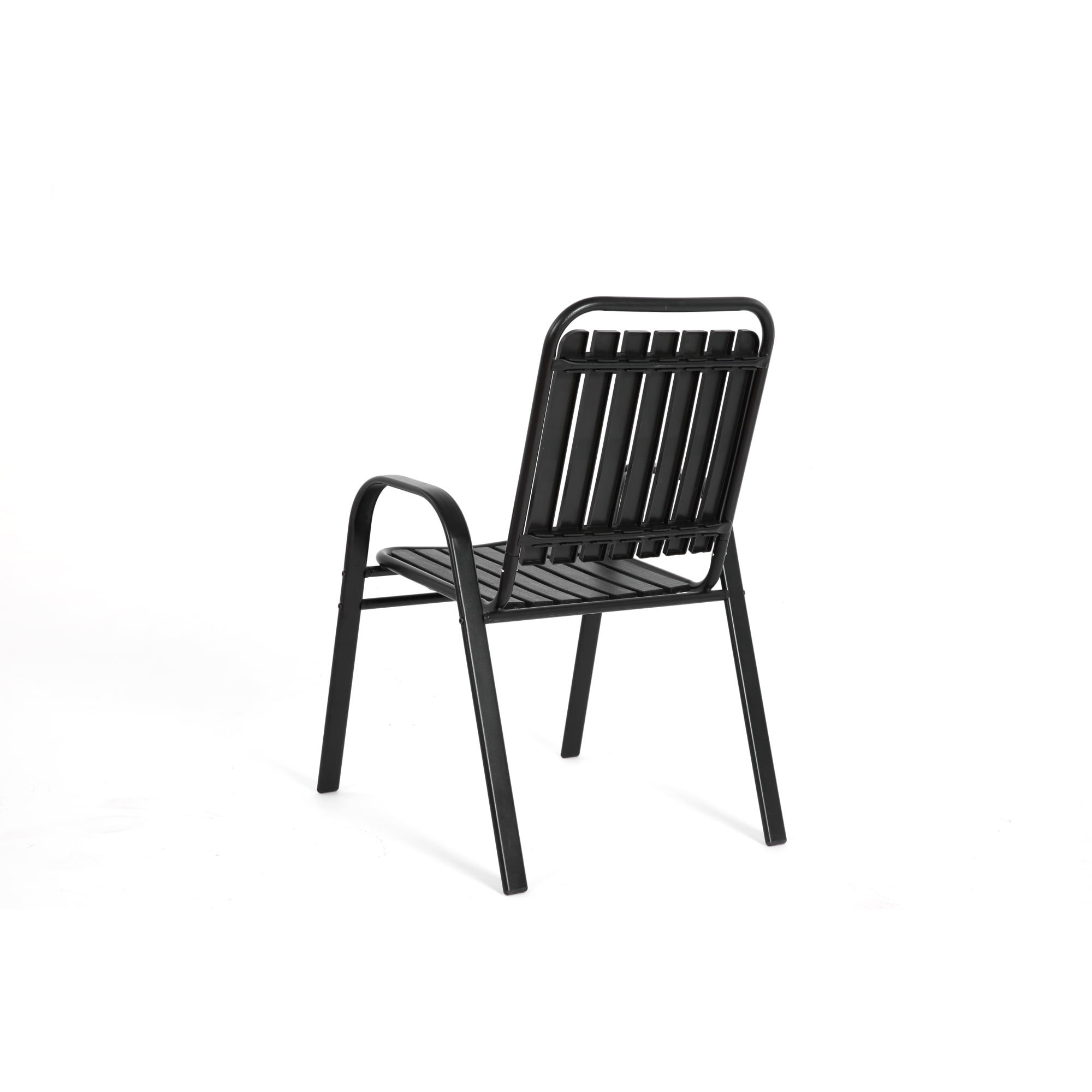 7 Piece Dining Set,Outdoor Dining Set with 6 Chairs,Patio Dining Set for 6-Person,Black