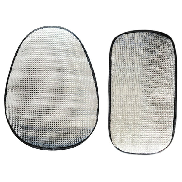 Funda de asiento para bicicletas eléctricas, cojín de asiento con aislamiento térmico, Protector de ciclomotor, almohadilla de asiento para verano al Parte delantera y trasera