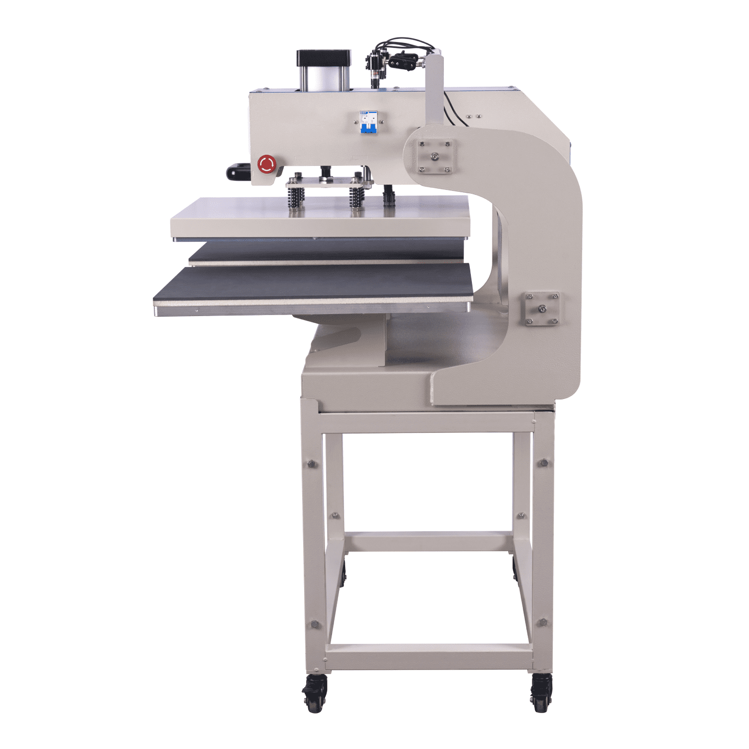 16"x24" Pneumatic Dual Platen Heat Press Machine with Infrared Positioning, Digital Control, 110V/60Hz - Ideal for T-Shirts, Ceramics, Metal Pendants & More