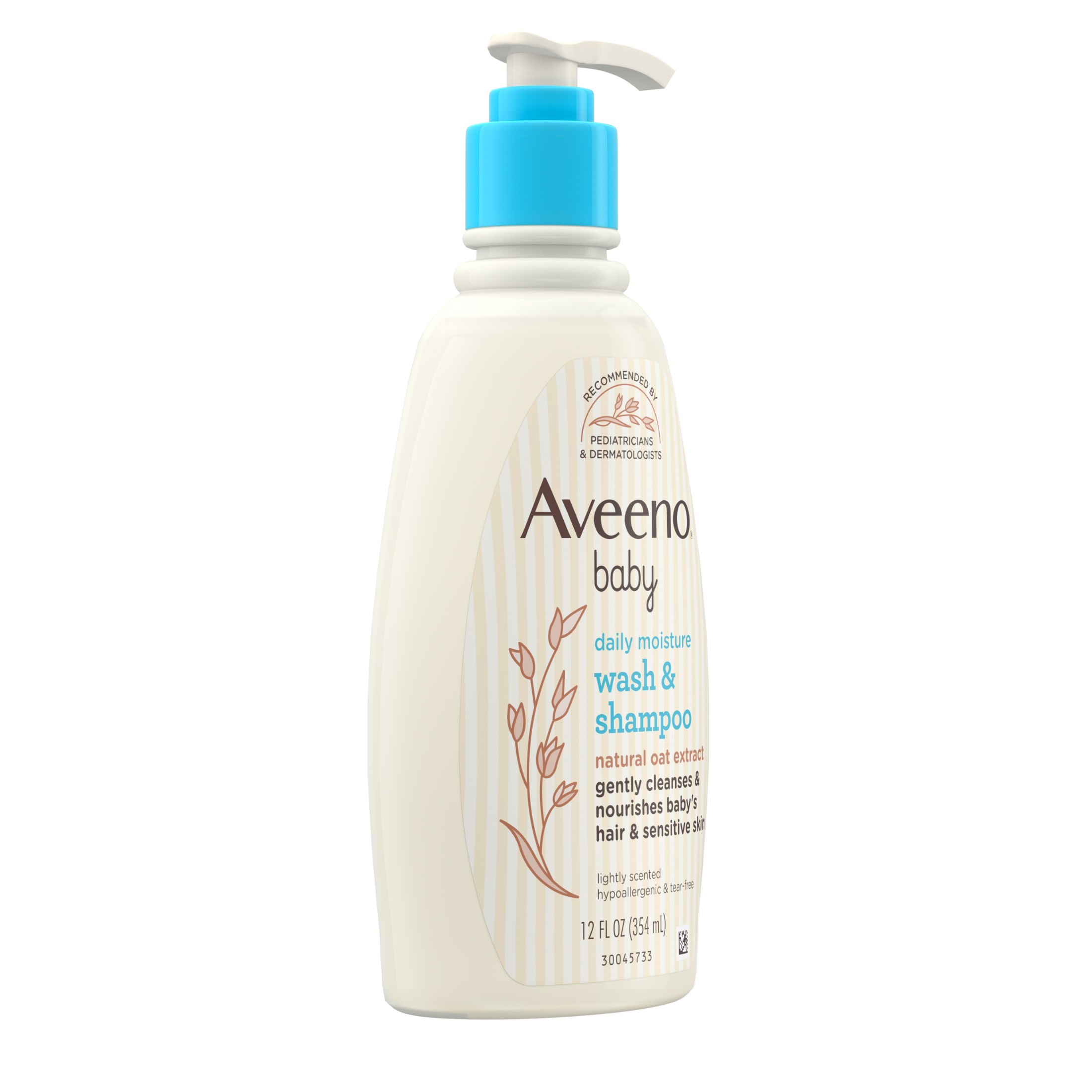 Aveeno Baby Daily Moisture Body Wash & Shampoo, Oat Extract, 12 fl. oz - image 9 of 14