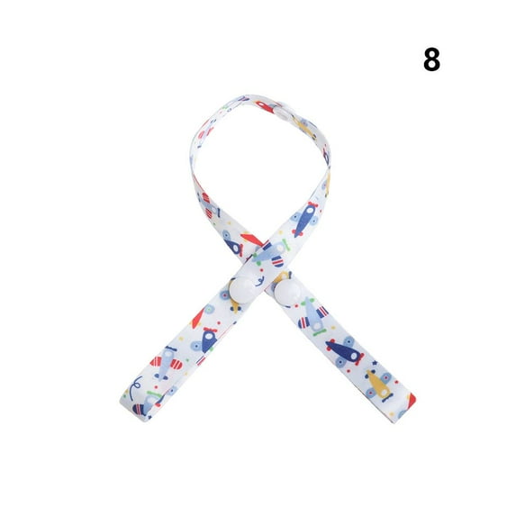 1pc Colorful Hangers Teether Toys Fixed Baby Cup Holder Trolley Lanyard Bind Belt Anti-lost Chain Stroller Accessories Fixing Strap 8