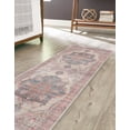 thumbnail image 4 of Unique Loom Nostalgia Collection Area Rug - Ella (2' 7" x 12' Runner Antique Beige/Blue), 4 of 11