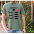 thumbnail image 2 of Best Papa Ever T-Shirt – Distressed American Flag Patriotic Graphic Tee, Father's Day Gift for Grandpa, USA Pride Shirt for Papa, 2 of 7