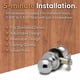 thumbnail image 3 of Pomo de puerta Copper Creek BK2020PS de acero inoxidable pulido, 3 of 7